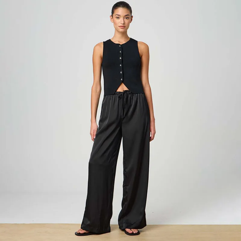 Women's Daily Street Casual Streetwear Solid Color Full Length Casual Pants display picture 4
