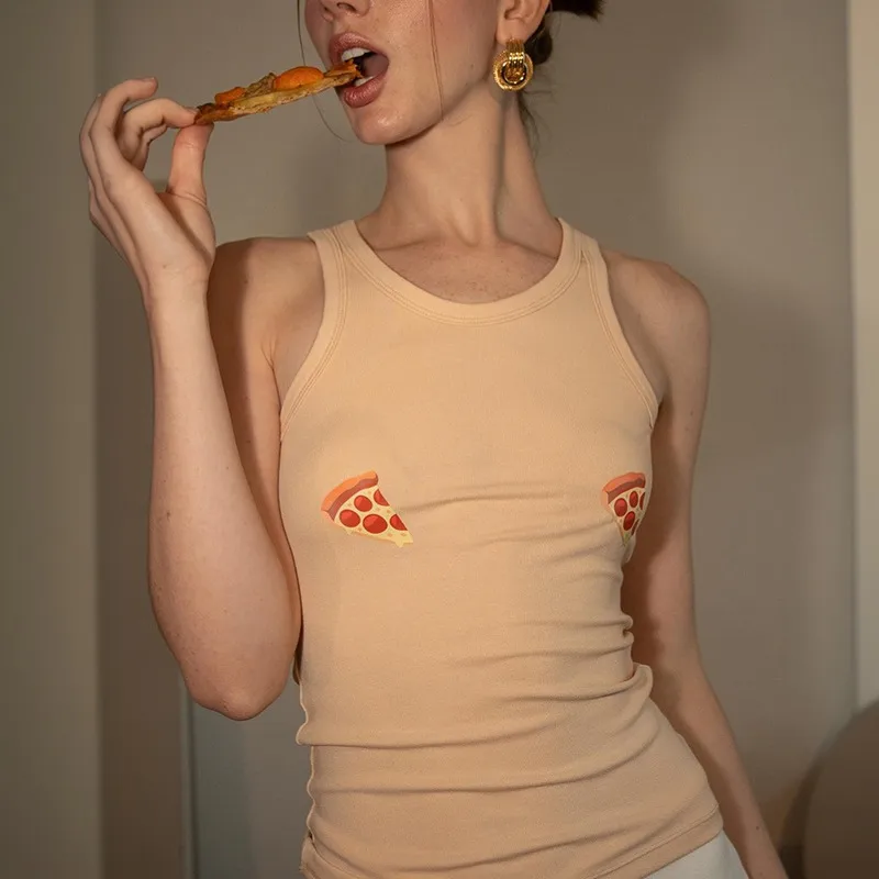 Women's Vest Tank Tops Streetwear Saturday Hamburger display picture 21