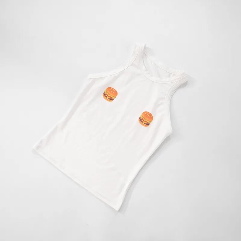 Women's Vest Tank Tops Streetwear Saturday Hamburger display picture 33