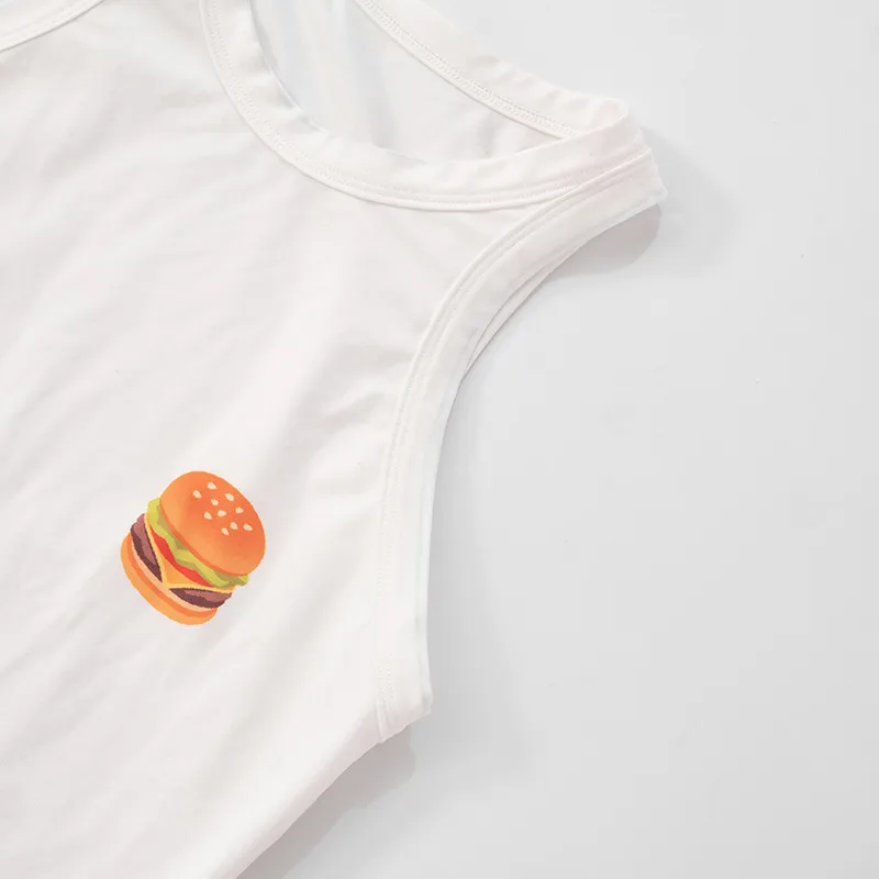 Women's Vest Tank Tops Streetwear Saturday Hamburger display picture 35
