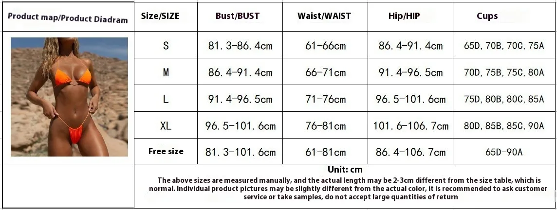 Foreign Trade New Lace-up Bikini Sexy Solid Color Split Women's Swimsuit  Hot Set display picture 1