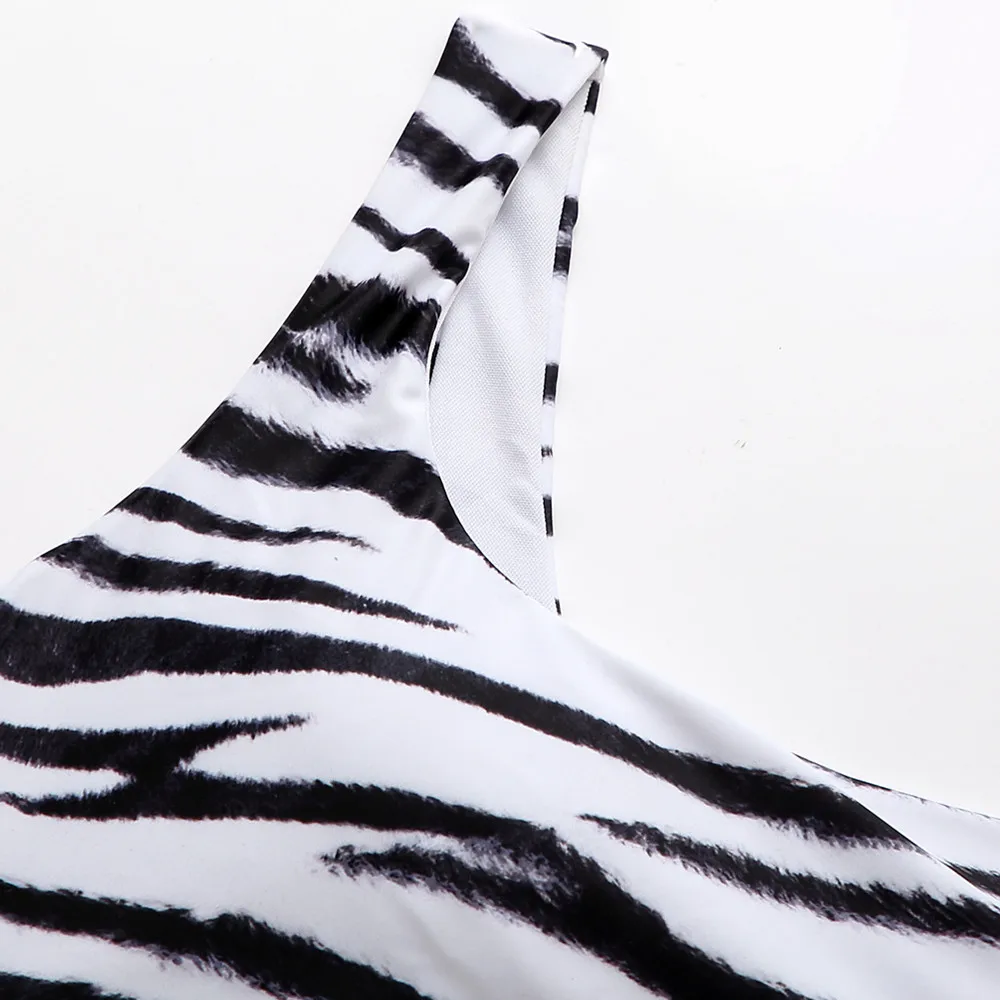 New  Bikini Swimsuit Women's  Leopard Print Swimsuit Three-piece Zebra Print Lingerie display picture 6