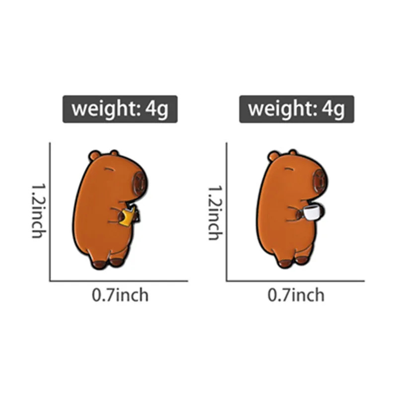 Cartoon Style Cute Streetwear Animal Cat Alloy Stamping Stoving Varnish Plating Unisex Cartoon Pinback Badge Brooches Collar Pin display picture 3