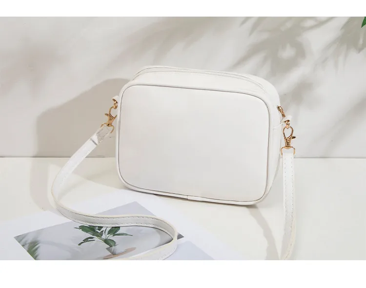 New Embroidered Shoulder Bag Women's Bag Summer Fresh And Cute Flower Crossbody Bag Butterfly Decoration Camera Bag display picture 11