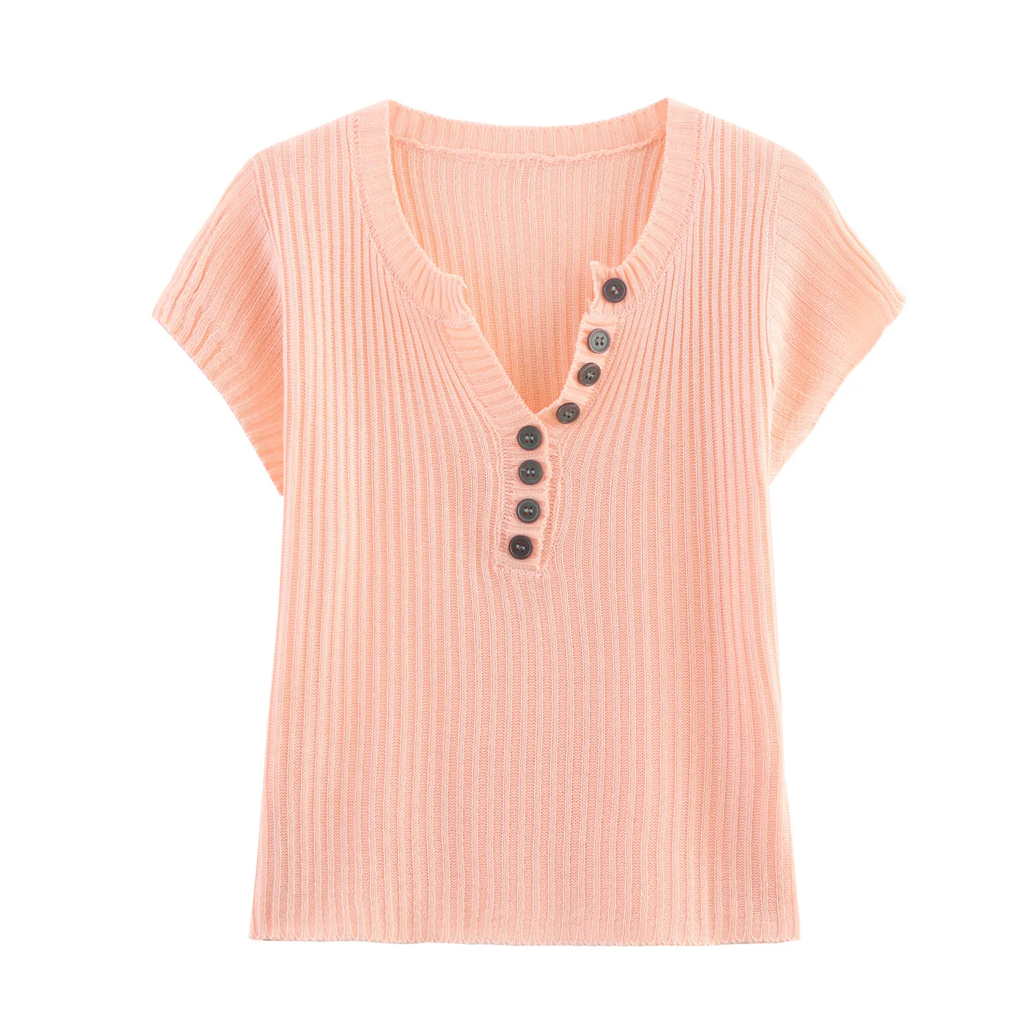 Women's T-shirt Short Sleeve Sweaters & Cardigans Elegant Solid Color display picture 6