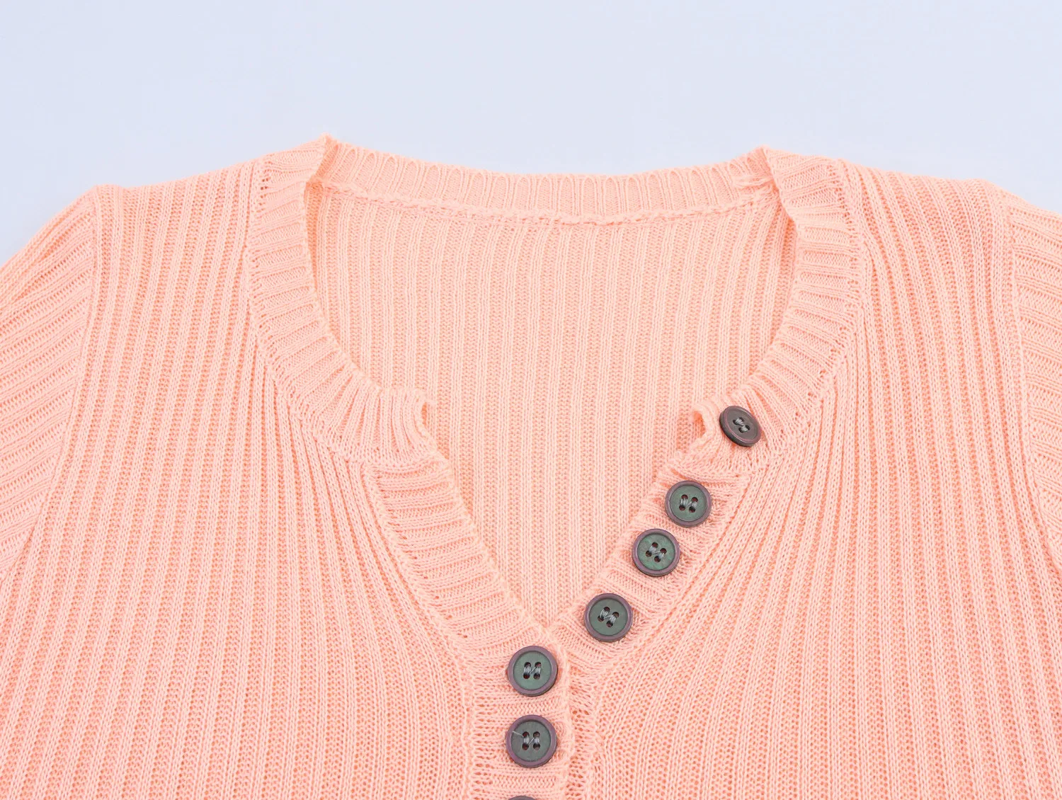 Women's T-shirt Short Sleeve Sweaters & Cardigans Elegant Solid Color display picture 8