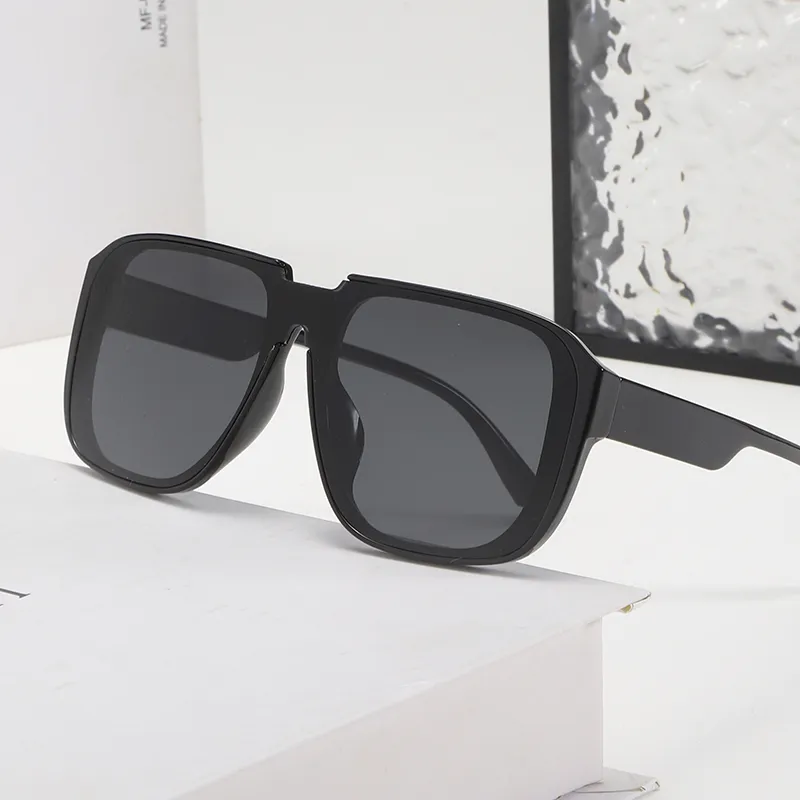 Business Luxurious Oval PC UV400 Protection Resin Oval Frame Full Frame Glasses display picture 5
