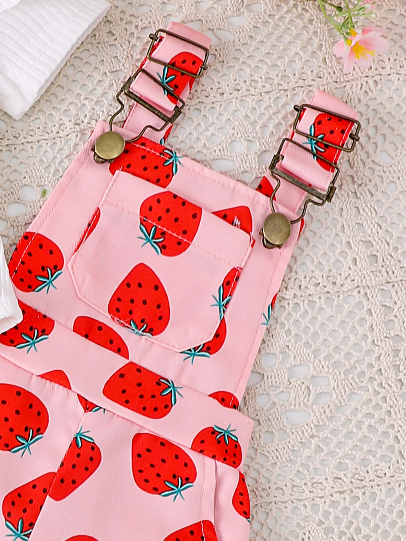 Foreign Trade  Europe And The United States Summer Girls Baby Girls Suit Baby Children's Flying Sleeve Short Sleeve Hare Printed Sleeve Pants display picture 5
