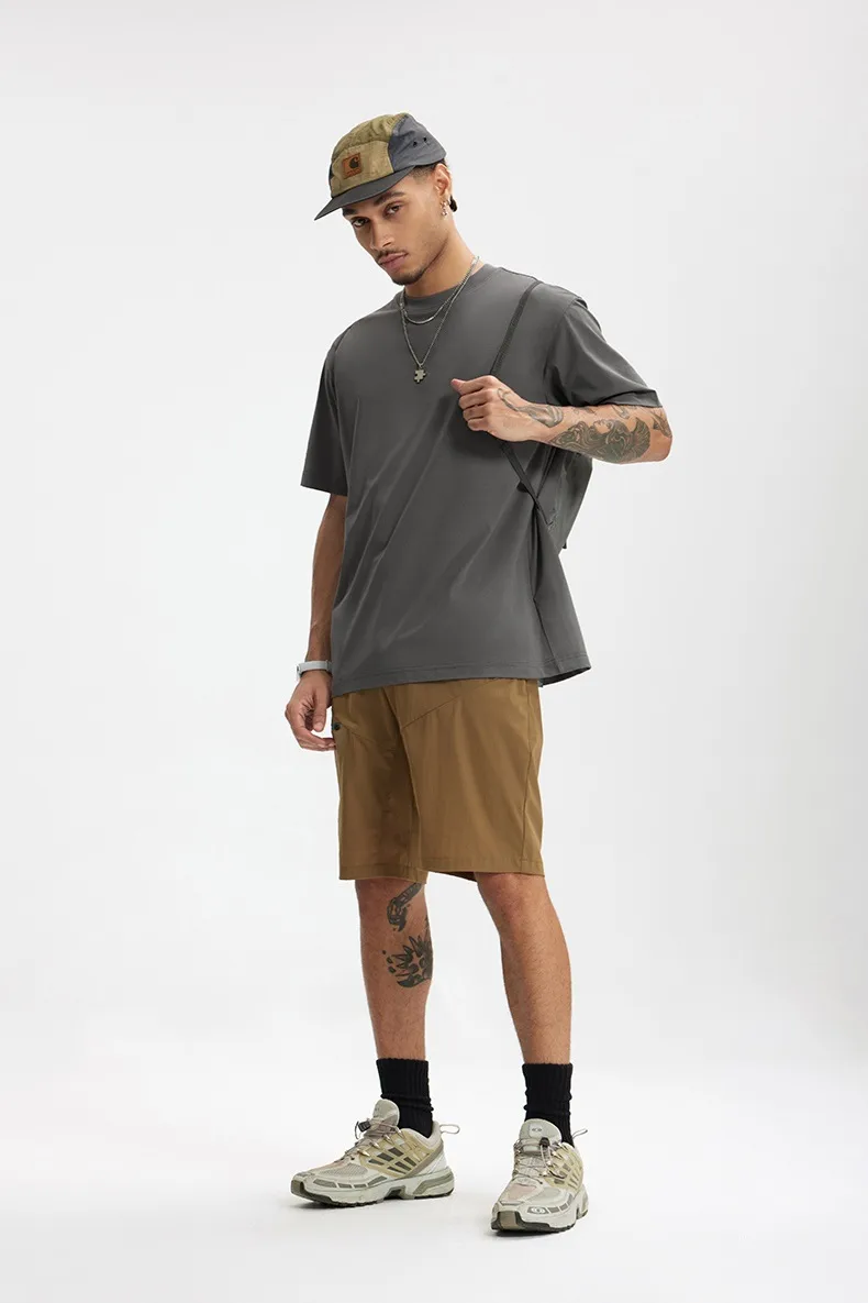 Jiezhan Men's Wear | COOLMAX Breathing T-shirt  Spring/Summer New Outdoor Sports Quick-drying Short-sleeved Men's And Women's display picture 6