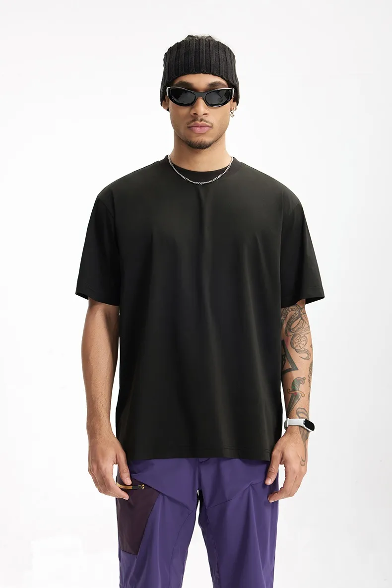 Jiezhan Men's Wear | COOLMAX Breathing T-shirt  Spring/Summer New Outdoor Sports Quick-drying Short-sleeved Men's And Women's display picture 7