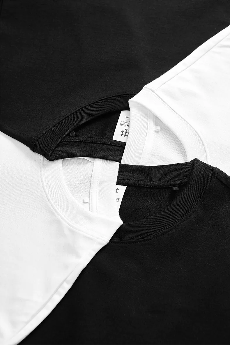 Jie Zhan Men's Wear | Hip Hop Black Printed T-shirt  Spring/Summer New American Fashion Brand Street Personality Loose Short Sleeve display picture 4