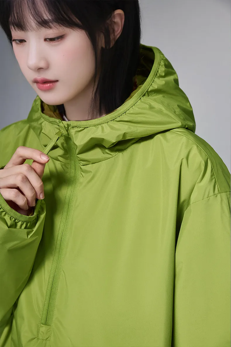 ABS Men's | DuPont Three-proof Down Jacket  Fall/Winter New Half Zipper Light 90 Velvet Hooded Down Jacket display picture 14