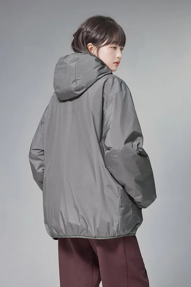 ABS Men's | DuPont Three-proof Down Jacket  Fall/Winter New Half Zipper Light 90 Velvet Hooded Down Jacket display picture 17