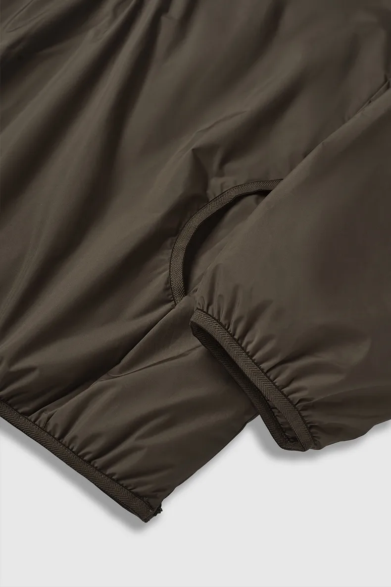 ABS Men's | DuPont Three-proof Down Jacket  Fall/Winter New Half Zipper Light 90 Velvet Hooded Down Jacket display picture 23