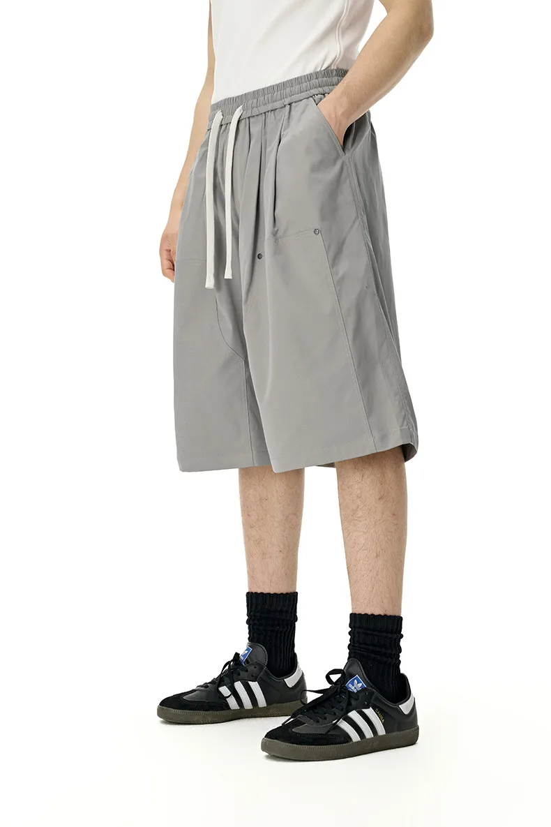Jiezhan Men's Wear | Six-point Logging Crane Pants  Spring And Summer New Fashion Brand Nail Break Loose Casual Men's Shorts display picture 4