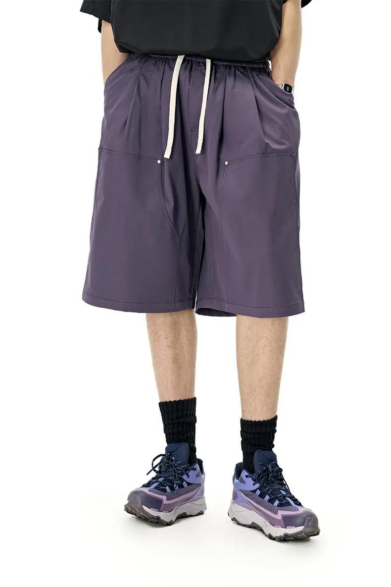 Jiezhan Men's Wear | Six-point Logging Crane Pants  Spring And Summer New Fashion Brand Nail Break Loose Casual Men's Shorts display picture 11
