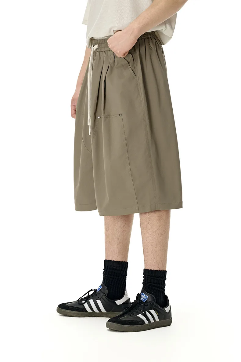Jiezhan Men's Wear | Six-point Logging Crane Pants  Spring And Summer New Fashion Brand Nail Break Loose Casual Men's Shorts display picture 14