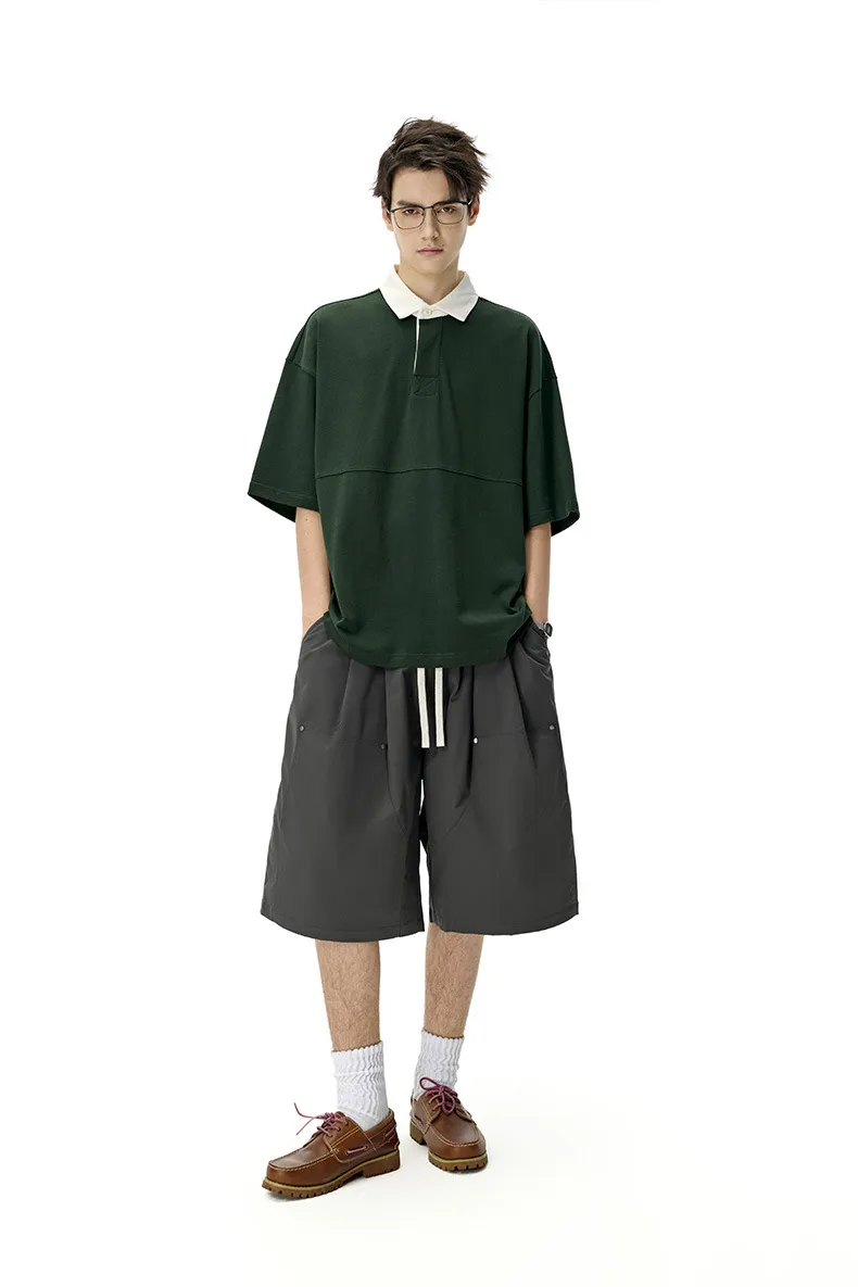 Jiezhan Men's Wear | Six-point Logging Crane Pants  Spring And Summer New Fashion Brand Nail Break Loose Casual Men's Shorts display picture 15