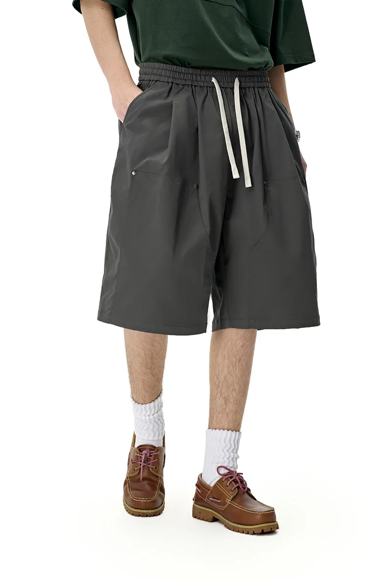 Jiezhan Men's Wear | Six-point Logging Crane Pants  Spring And Summer New Fashion Brand Nail Break Loose Casual Men's Shorts display picture 18