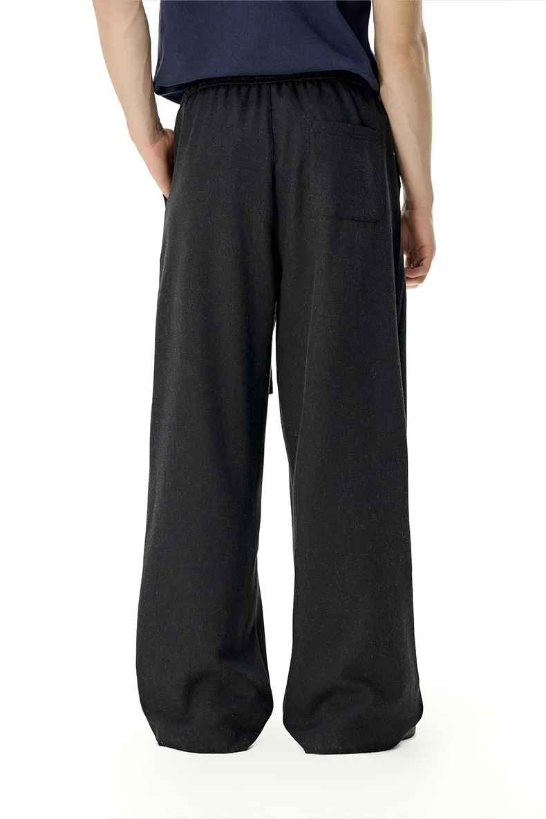 Jiezhan Men's Wear | Linen Old Money Straight Leg Pants  Spring And Summer New Fashion Brand Casual Loose Solid Color Men's Pants display picture 17