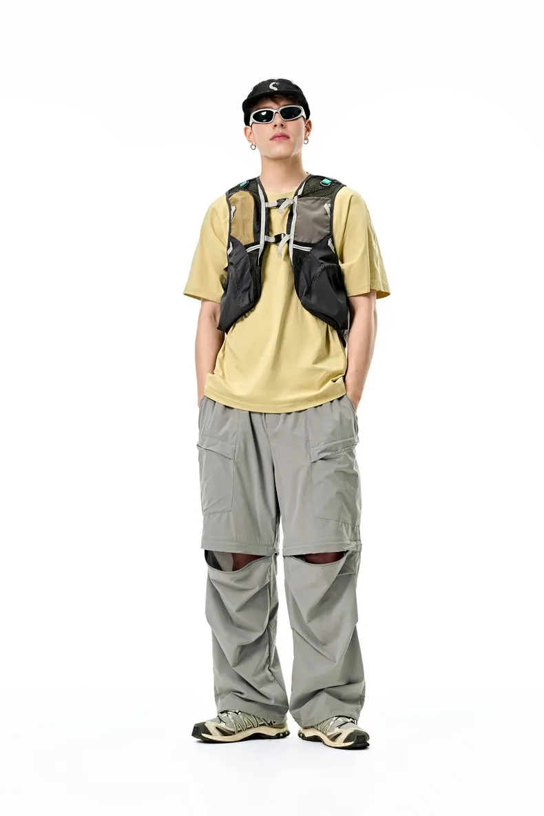 Jiezhan Men's Wear | COOLMAX Detachable Pants 25 Spring And Summer New Outdoor Upf50 Sunscreen Workwear Long Shorts display picture 2