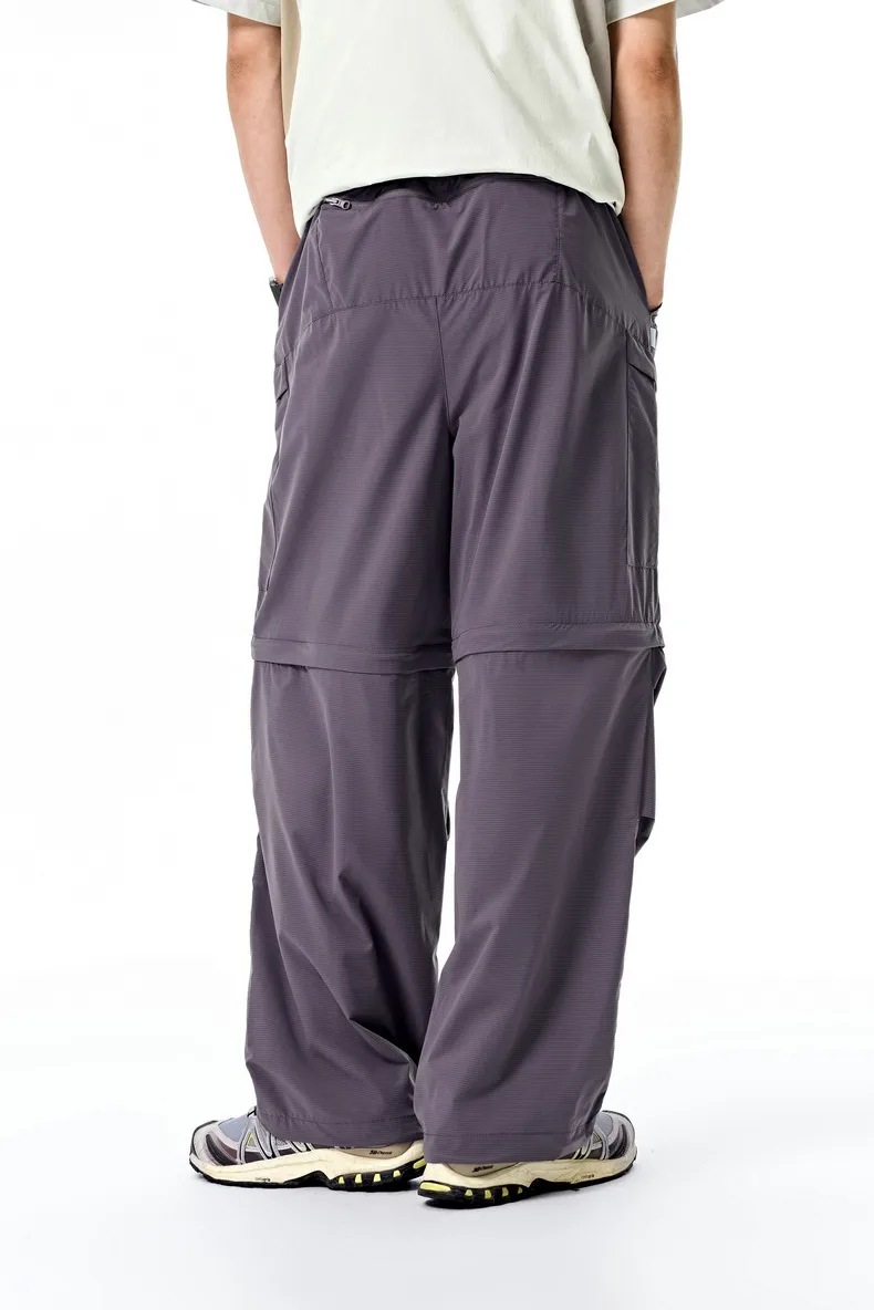 Jiezhan Men's Wear | COOLMAX Detachable Pants 25 Spring And Summer New Outdoor Upf50 Sunscreen Workwear Long Shorts display picture 10