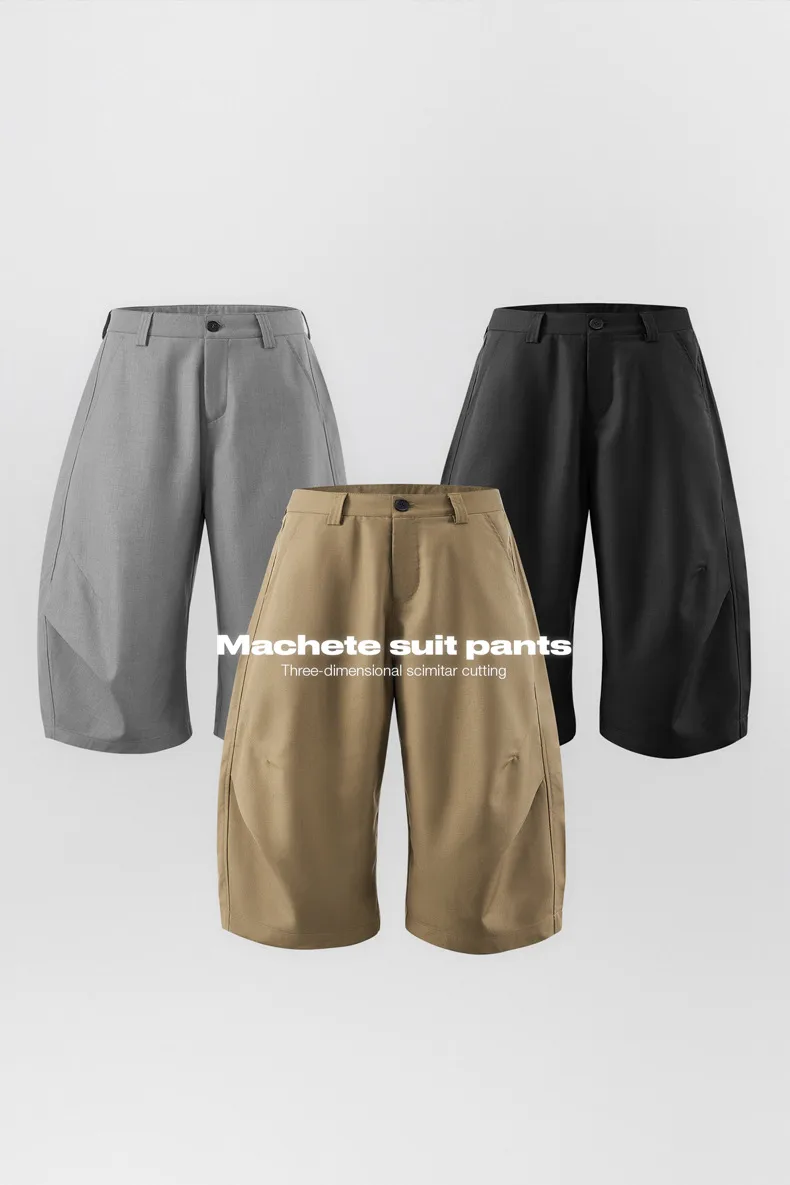 Jie Zhan Men's Wear | Machete Dress Pants  Spring And Summer New American Cleanfit Street Workwear Casual Pants display picture 7