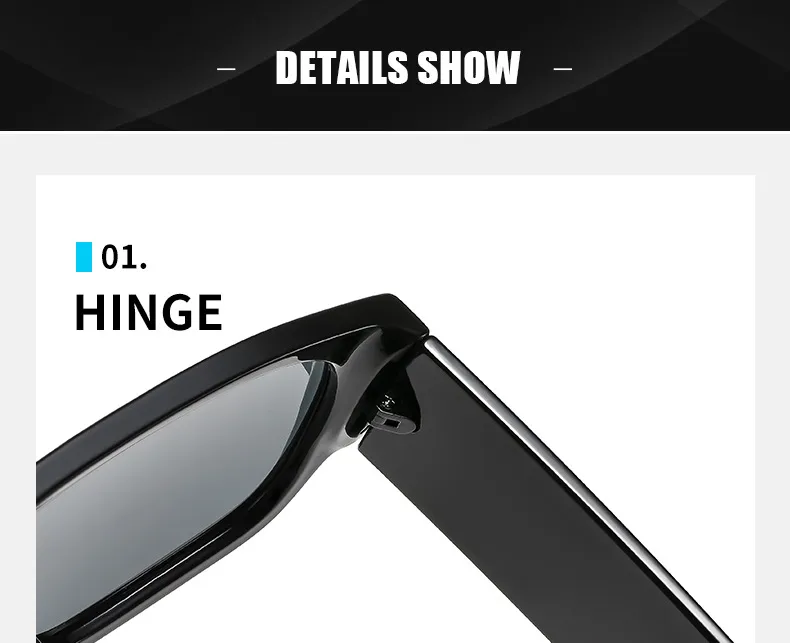 Basic Solid Color PC UV400 Protection Tinted Lenses Oval Frame Square Full Frame Glasses display picture 5