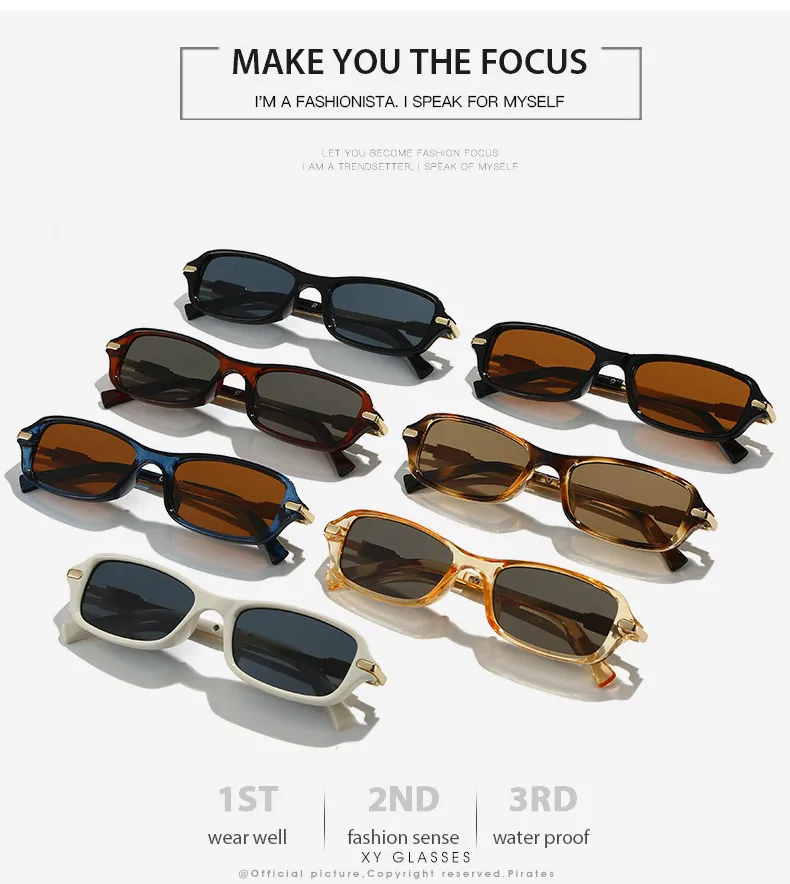 Modern Style Solid Color PC UV400 Protection Tinted Lenses Oval Frame Square Full Frame Glasses display picture 3