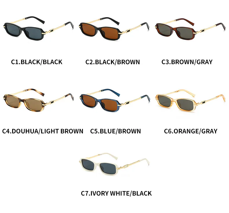Modern Style Solid Color PC UV400 Protection Tinted Lenses Oval Frame Square Full Frame Glasses display picture 6