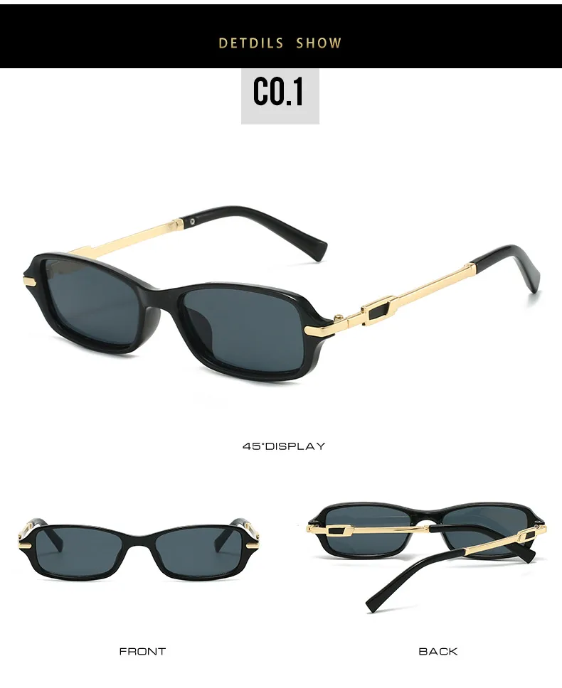 Modern Style Solid Color PC UV400 Protection Tinted Lenses Oval Frame Square Full Frame Glasses display picture 7
