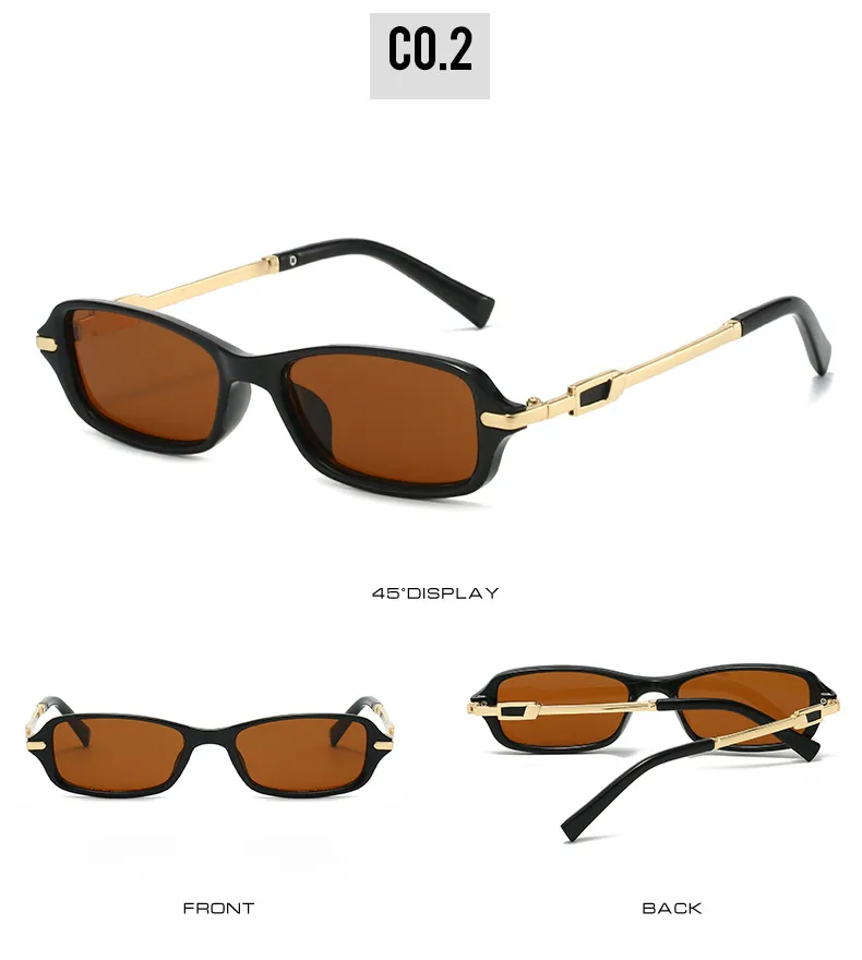 Modern Style Solid Color PC UV400 Protection Tinted Lenses Oval Frame Square Full Frame Glasses display picture 8