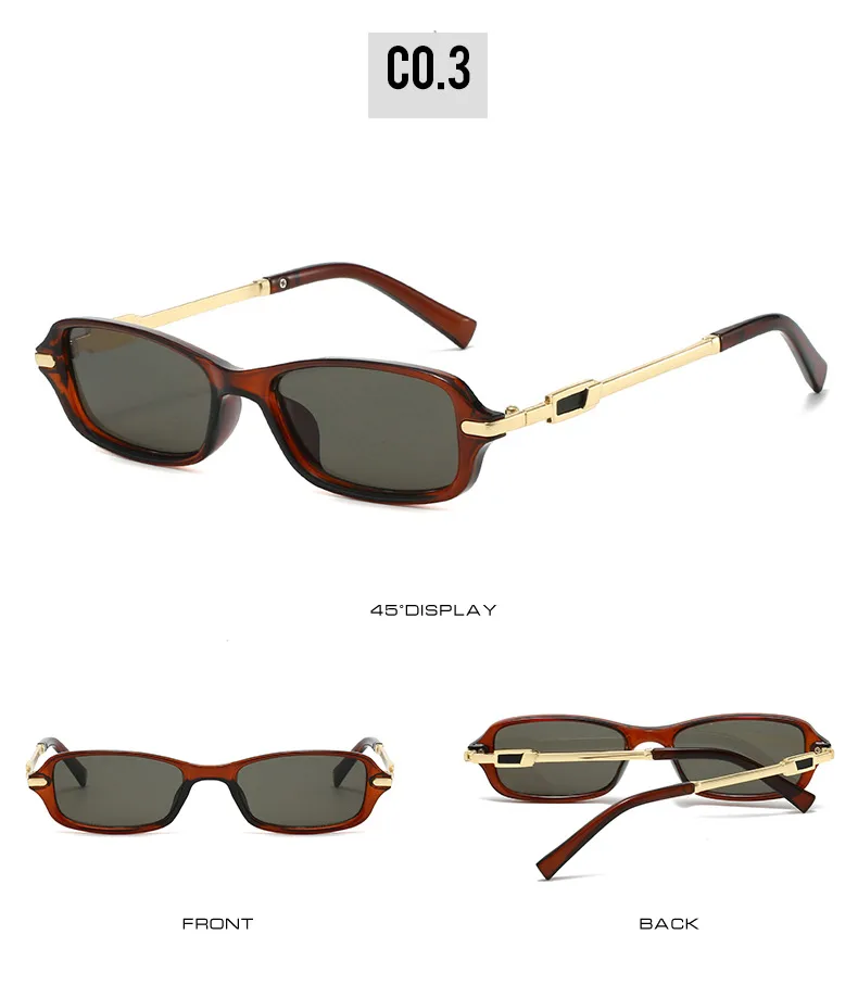 Modern Style Solid Color PC UV400 Protection Tinted Lenses Oval Frame Square Full Frame Glasses display picture 9