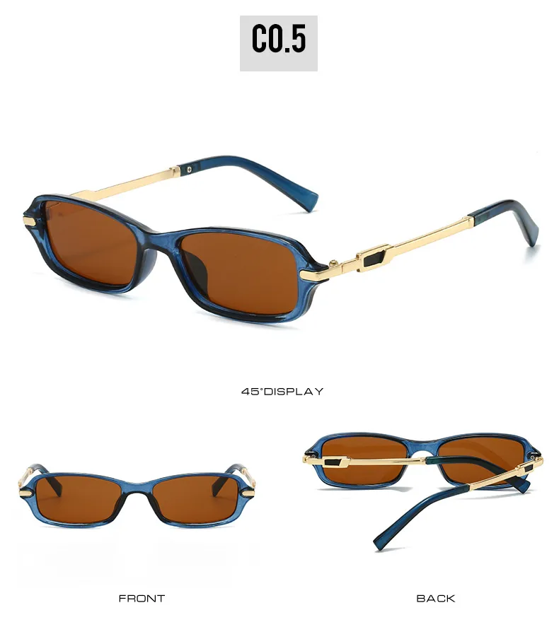 Modern Style Solid Color PC UV400 Protection Tinted Lenses Oval Frame Square Full Frame Glasses display picture 11