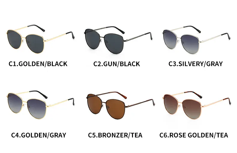 Elegant Basic Lady Solid Color Tac UV400 Protection Oval Frame Full Frame Glasses display picture 6