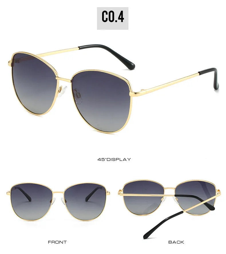 Elegant Basic Lady Solid Color Tac UV400 Protection Oval Frame Full Frame Glasses display picture 10