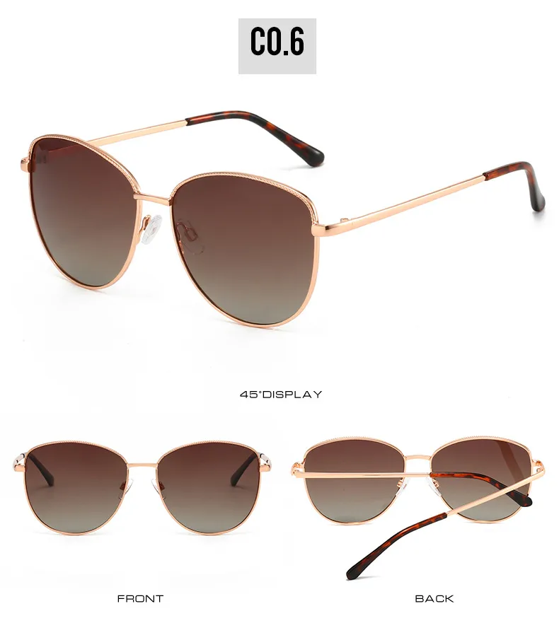 Elegant Basic Lady Solid Color Tac UV400 Protection Oval Frame Full Frame Glasses display picture 12