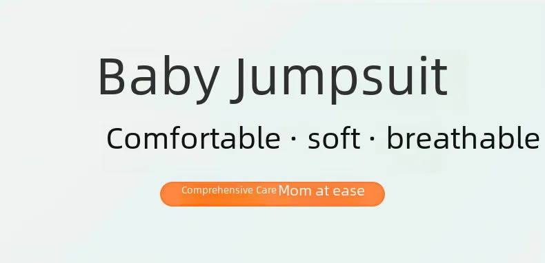 Europe And The United States New Baby Climbing Clothes Baby Mopping Climbing Clothes Button English Long Sleeve Jumpsuit display picture 1