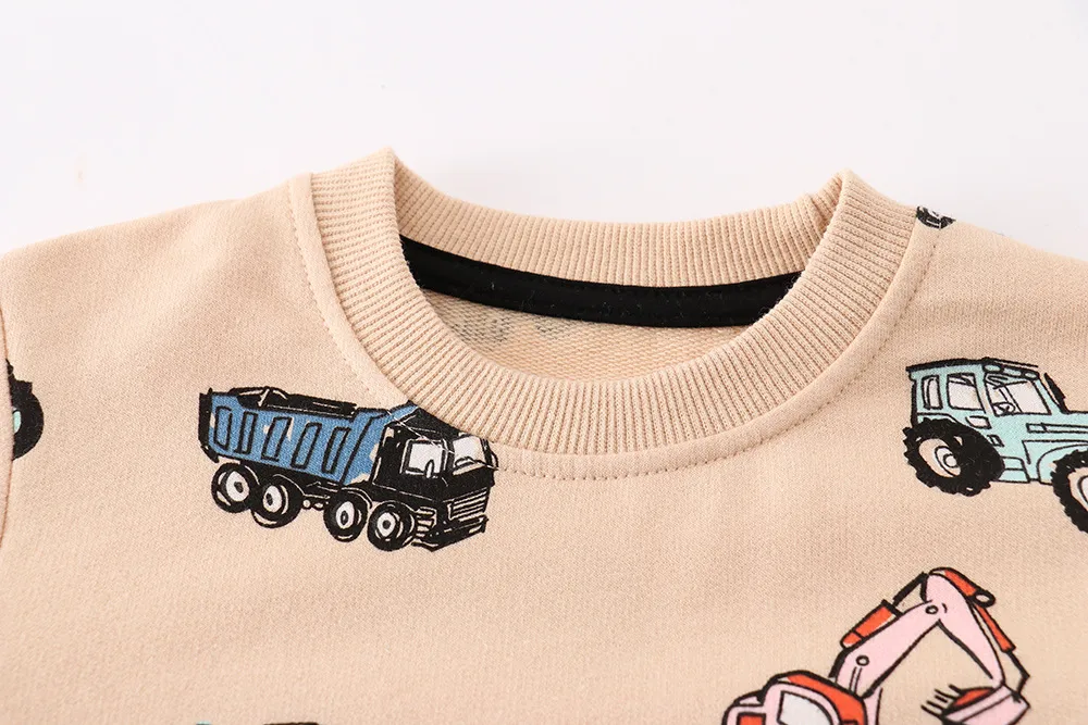 Children's Autumn Long Sleeve Boy's Cartoon Crew Neck Sweater New Casual Cotton Terry Children's Clothing Jacket Wholesale display picture 4