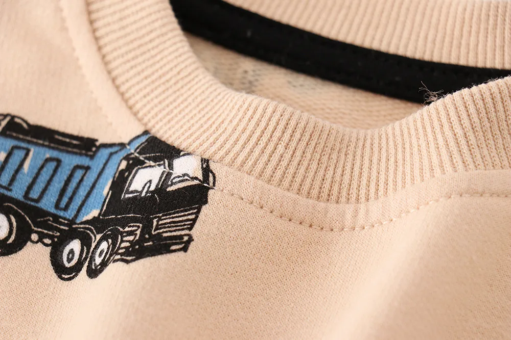Children's Autumn Long Sleeve Boy's Cartoon Crew Neck Sweater New Casual Cotton Terry Children's Clothing Jacket Wholesale display picture 5