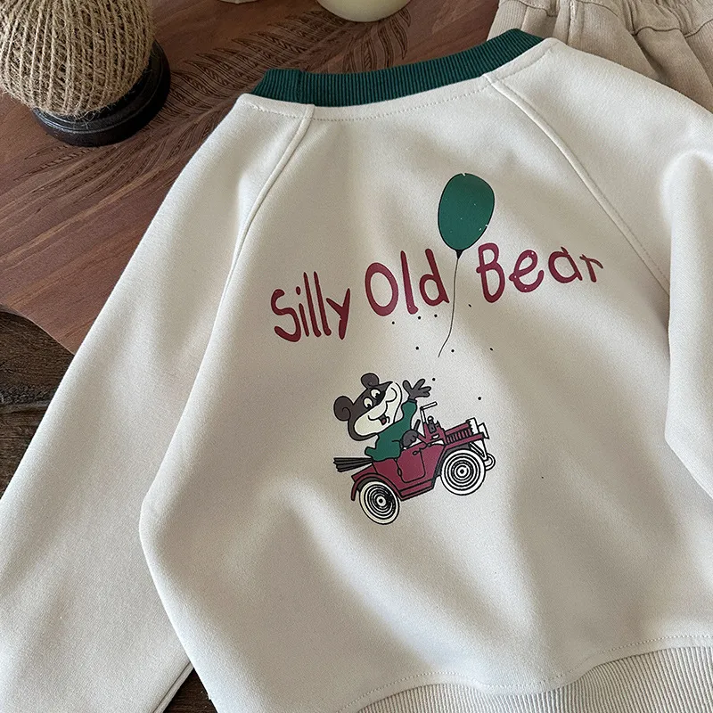 Boys Cartoon Sweatshirt  Spring New New Style Boys Long Sleeve Letter Spring Autumn Round Neck T-Shirt Easiest For Match Clothes display picture 3