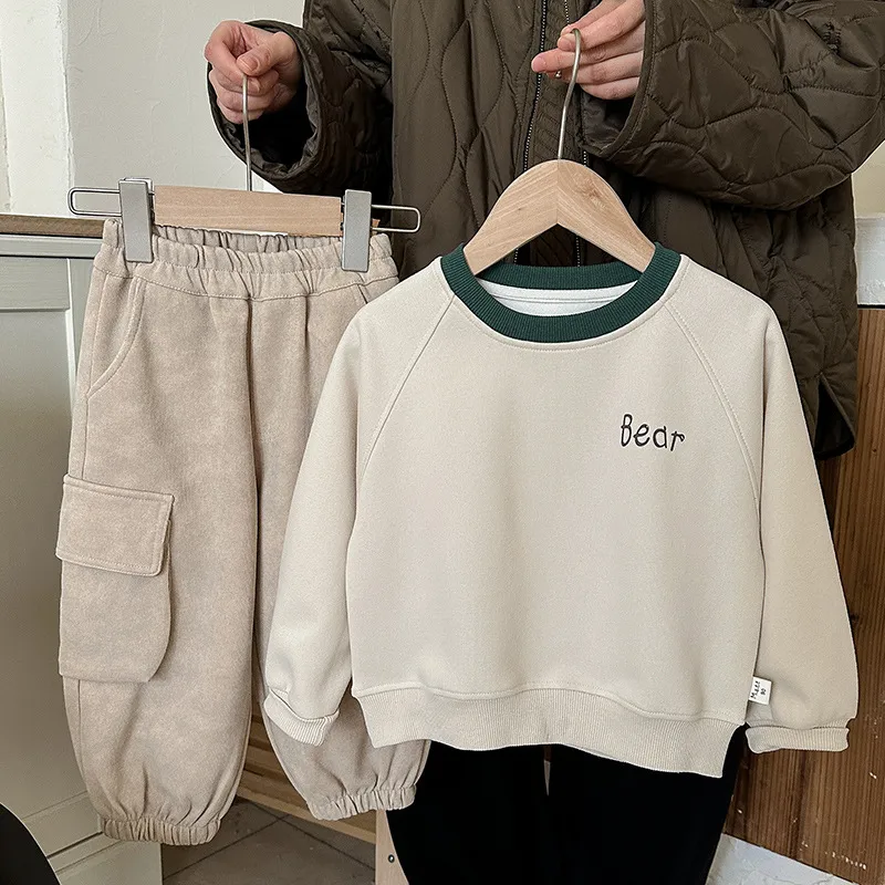 Boys Cartoon Sweatshirt  Spring New New Style Boys Long Sleeve Letter Spring Autumn Round Neck T-Shirt Easiest For Match Clothes display picture 2