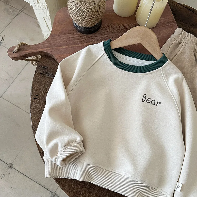 Boys Cartoon Sweatshirt  Spring New New Style Boys Long Sleeve Letter Spring Autumn Round Neck T-Shirt Easiest For Match Clothes display picture 7