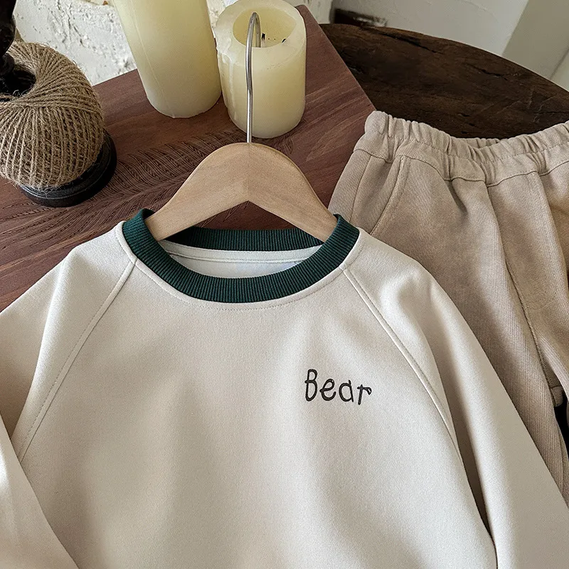 Boys Cartoon Sweatshirt  Spring New New Style Boys Long Sleeve Letter Spring Autumn Round Neck T-Shirt Easiest For Match Clothes display picture 8
