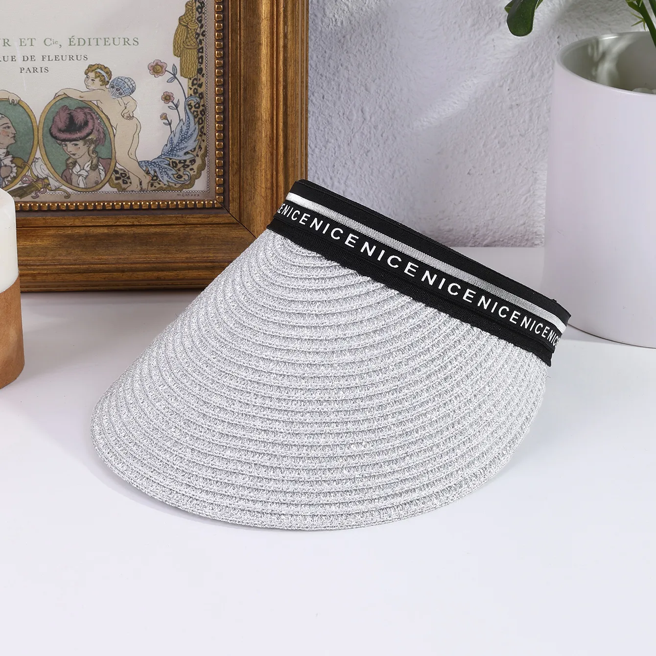 Women's Casual Sport Style Letter Wide Eaves Sun Hat display picture 2