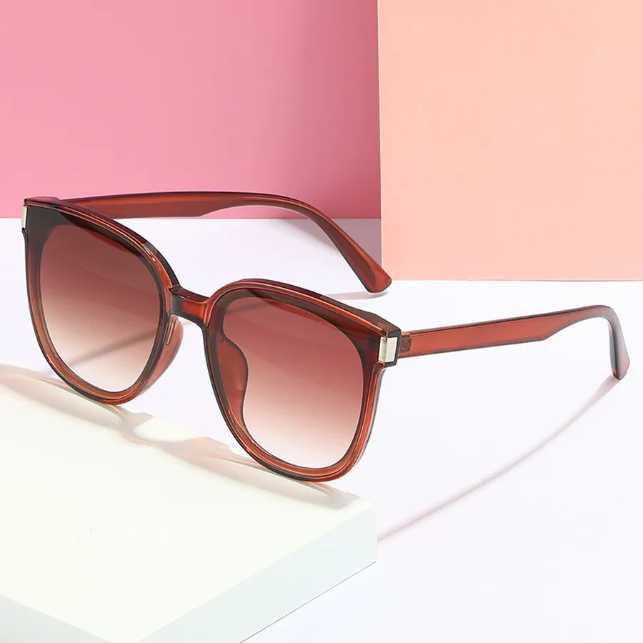 Casual Vintage Style Hawaiian Solid Color Ac Square Full Frame Glasses display picture 1