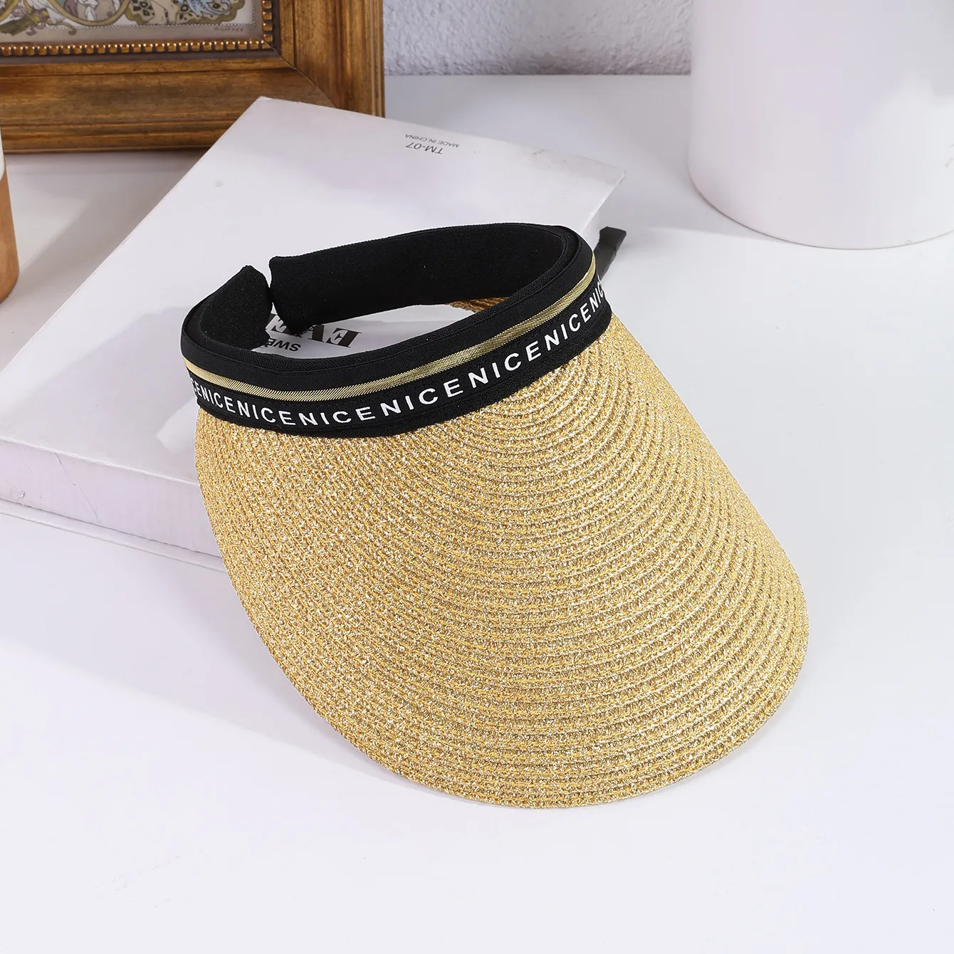 Women's Casual Sport Style Letter Wide Eaves Sun Hat display picture 4