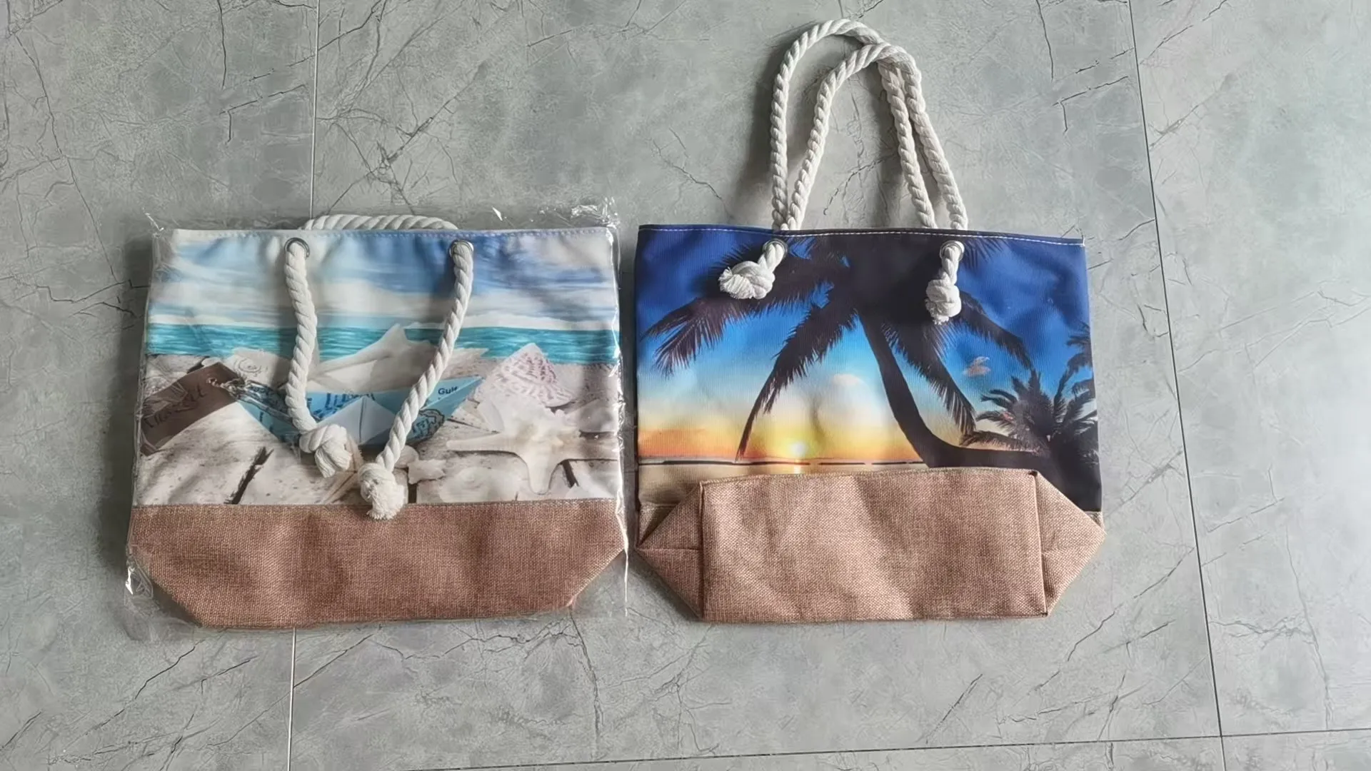 New Beach Bag New Style Linen Seaside Shoulder Bag Fashion Women's Bag Canvas Bag Hemp Rope Ethnic Style display picture 33
