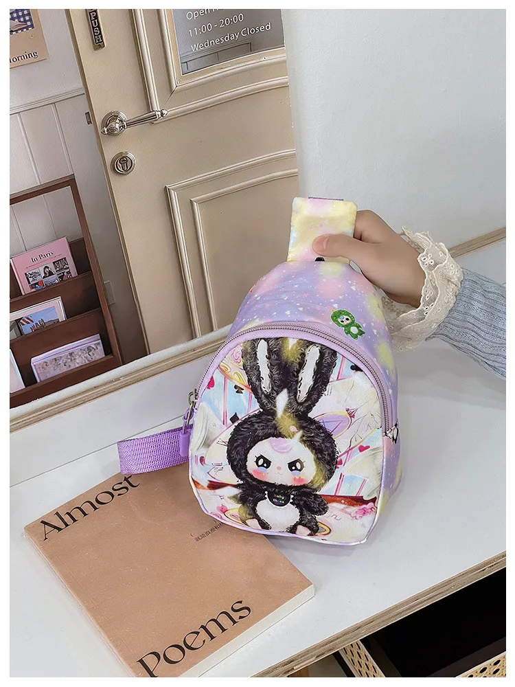 Children's Bag Fashion Cute Cartoon Chest Bag Mini Kindergarten Girls Lightweight Baby Crossbody Bag Backpack New display picture 6