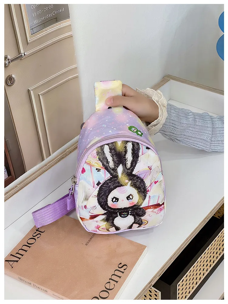 Children's Bag Fashion Cute Cartoon Chest Bag Mini Kindergarten Girls Lightweight Baby Crossbody Bag Backpack New display picture 7